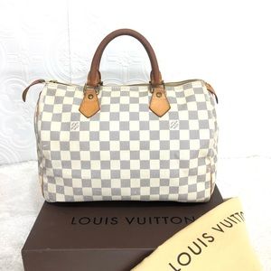 🌸OFFERS?🌸Louis Vuitton Speedy 30 in Damier Azur